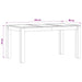 Masă de dining 150 x 85 x 75 cm Lemn de stejar masiv natural - WALTI WALTI