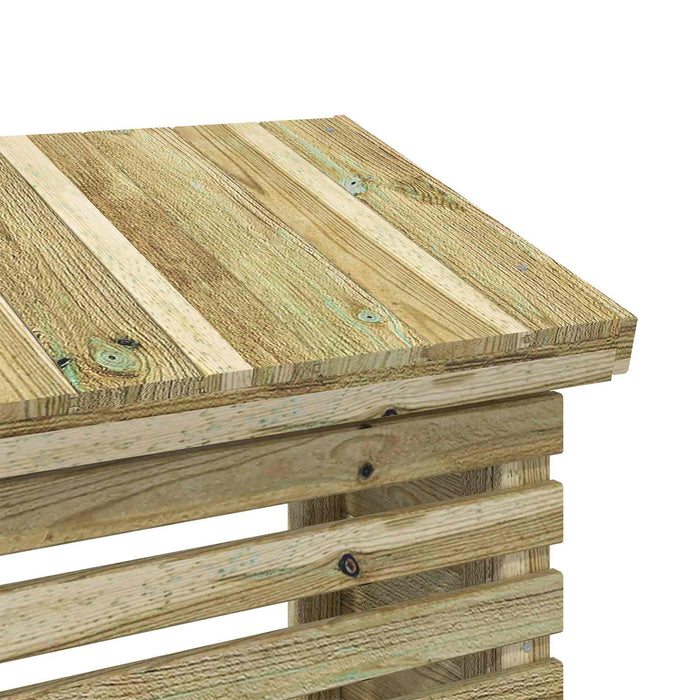 Husă pentru aer condiționat 90x40x60 cm Lemn de pin tratat - WALTI WALTI