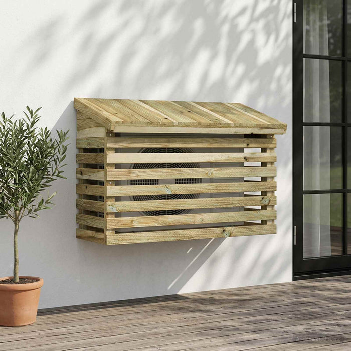 Husă pentru aer condiționat 90x40x60 cm Lemn de pin tratat - WALTI WALTI