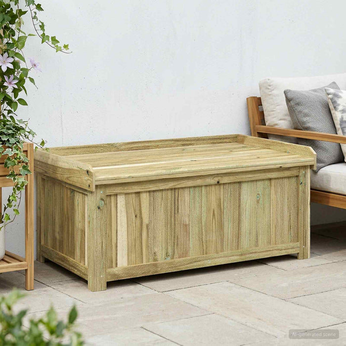Cutie pentru perne de exterior Lemn de pin tratat - WALTI WALTI