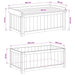 Cutie pentru perne de exterior Lemn de pin tratat - WALTI WALTI