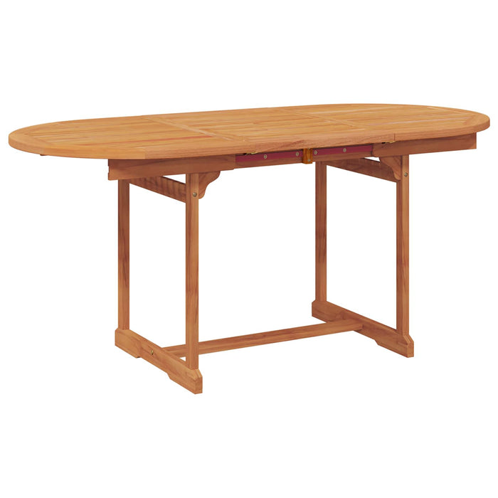 Set de dining pentru exterior cu parasolar 6 buc. 4-Locuri WALTI