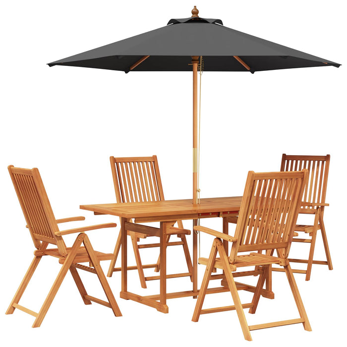 Set de dining pentru exterior cu umbrelă 6 buc. WALTI
