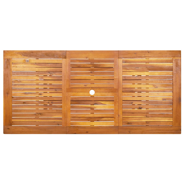 Set de dining pentru exterior cu umbrelă 6 buc. WALTI