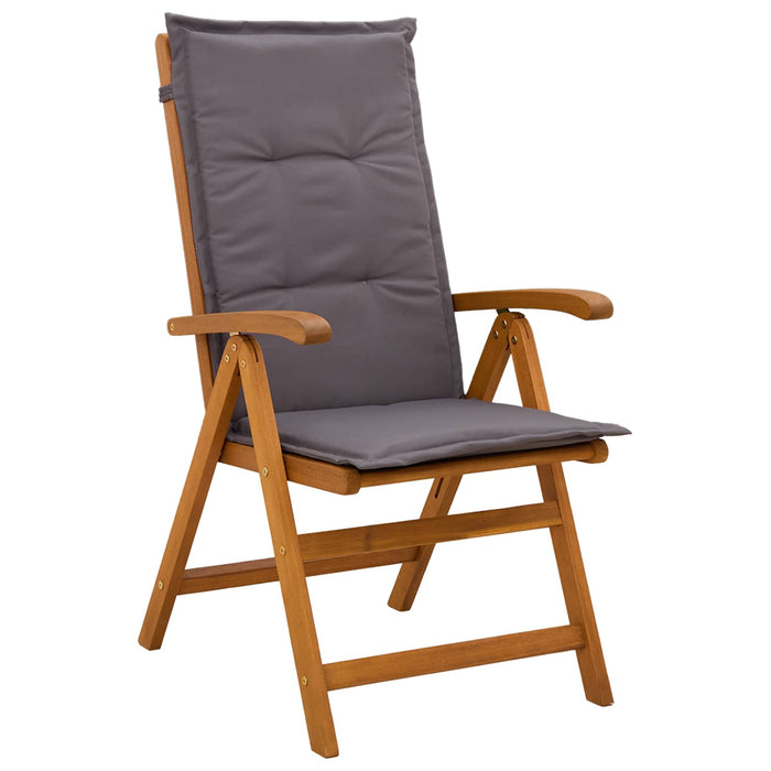 Set de dining pentru exterior cu parasolar 10 buc. Antracit WALTI
