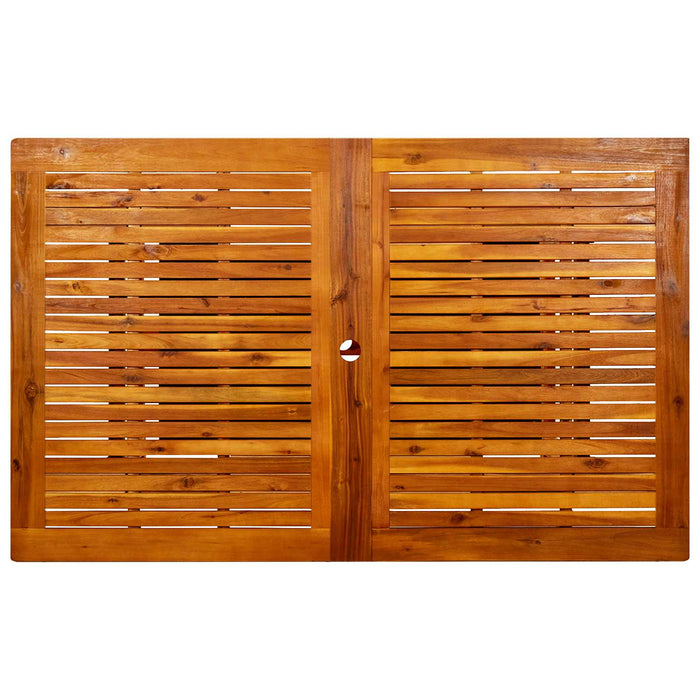 Set de dining pentru exterior cu parasolar 10 buc. Antracit WALTI