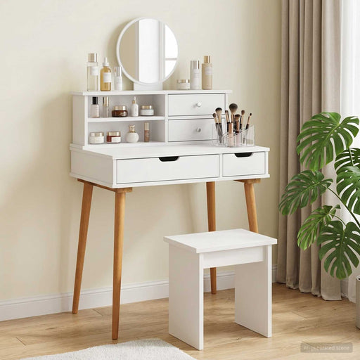 Set de Dressing FAUSKE 2 buc. Alb 76 x 50 x 103,5 cm - WALTI WALTI