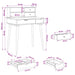Set de Dressing FAUSKE 2 buc. Alb 76 x 50 x 103,5 cm - WALTI WALTI