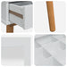 Set de Dressing FAUSKE 2 pcs Alb 76 x 50 x 143 cm - WALTI WALTI