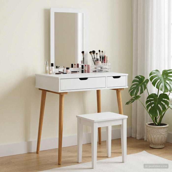 Set de Dressing FAUSKE 2 pcs Alb 76 x 50 x 143 cm - WALTI WALTI