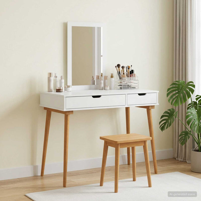 Set de Dressing FAUSKE 2 pcs Alb 100 x 50 x 143 cm - WALTI WALTI