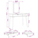 Set de Dressing FAUSKE 2 pcs Alb 100 x 50 x 143 cm - WALTI WALTI