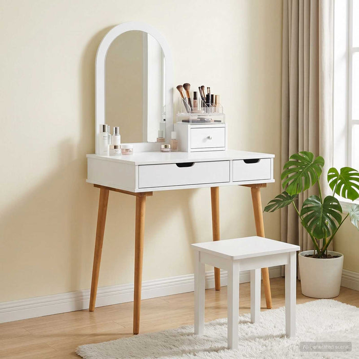 Set de Dressing FAUSKE 3 pcs Alb 76 x 50 x 143 cm WALTI