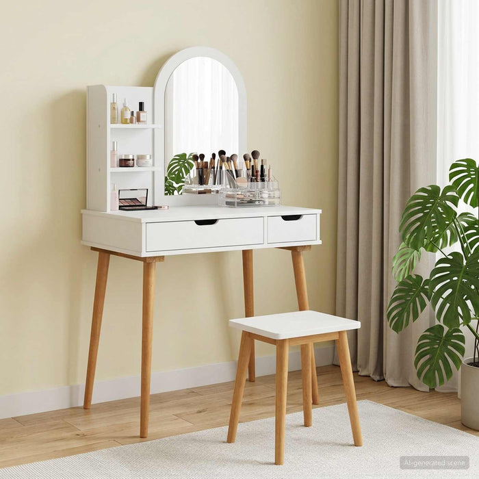 Set de Dressing FAUSKE 3 pcs Alb 76 x 50 x 143 cm - WALTI WALTI