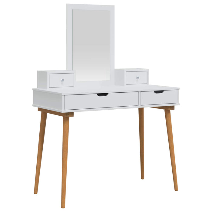 Set de Dressing FAUSKE 4 pcs Alb 100 x 50 x 143 cm WALTI