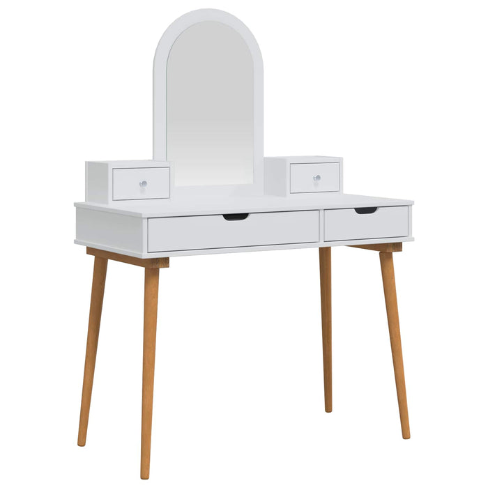 Set de Dressing FAUSKE 4 pcs Alb 100 x 50 x 143 cm WALTI