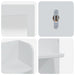 Set de Dressing FAUSKE 4 pcs Alb 100 x 50 x 143 cm - WALTI WALTI