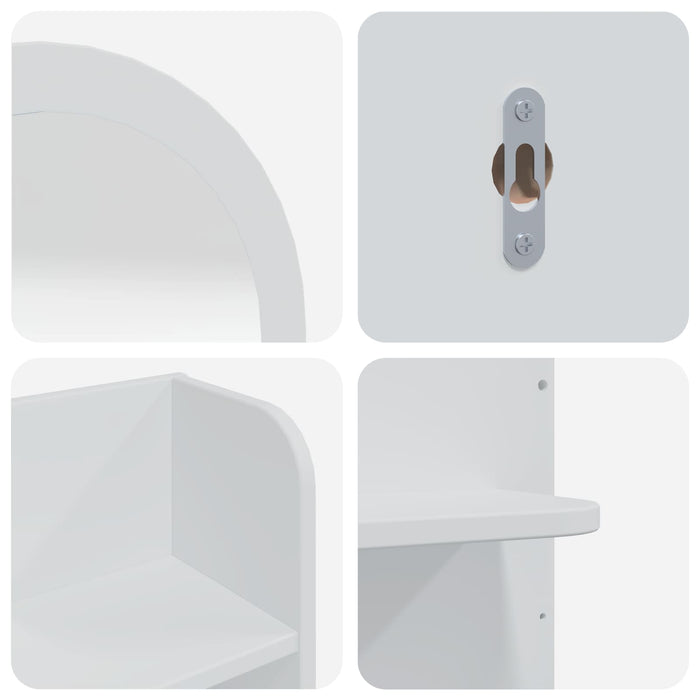 Set de Dressing FAUSKE 4 pcs Alb 100 x 50 x 143 cm - WALTI WALTI