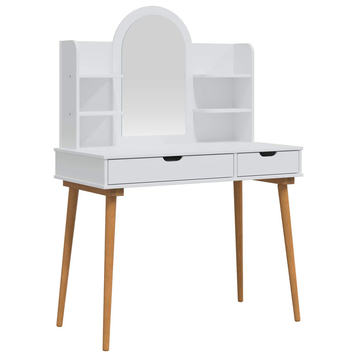 Set de Dressing FAUSKE 4 pcs Alb 100 x 50 x 143 cm - WALTI WALTI