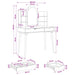 Set de Dressing FAUSKE 4 pcs Alb 100 x 50 x 143 cm - WALTI WALTI