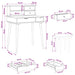 Set de Dressing FAUSKE 3 pcs Alb 76 x 50 x 103,5 cm - WALTI WALTI