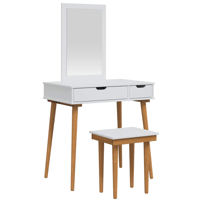 Set de Dressing FAUSKE 3 pcs Alb 76 x 50 x 143 cm - WALTI WALTI