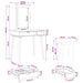 Set de Dressing FAUSKE 3 pcs Alb 76 x 50 x 143 cm - WALTI WALTI