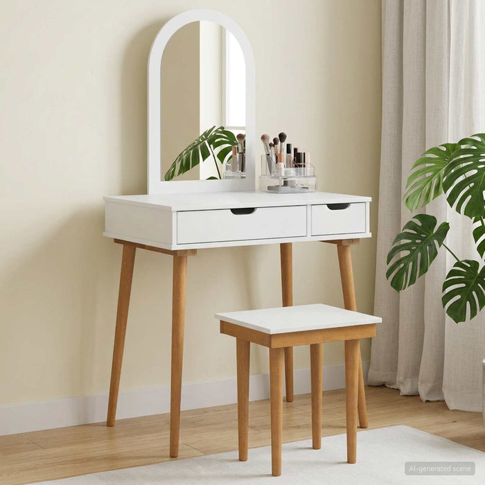 Set de Dressing FAUSKE 3 pcs Alb 76 x 50 x 143 cm - WALTI WALTI