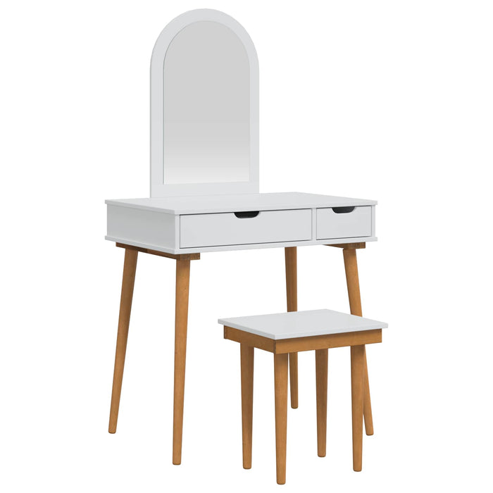 Set de Dressing FAUSKE 3 pcs Alb 76 x 50 x 143 cm - WALTI WALTI