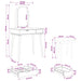 Set de Dressing FAUSKE 3 pcs Alb 76 x 50 x 143 cm - WALTI WALTI