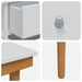 Set de Dressing FAUSKE 3 pcs Alb 100 x 50 x 103,5 cm - WALTI WALTI