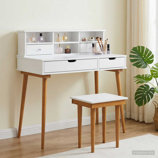 Set de Dressing FAUSKE 3 pcs Alb 100 x 50 x 103,5 cm - WALTI WALTI