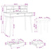 Set de Dressing FAUSKE 3 pcs Alb 100 x 50 x 103,5 cm - WALTI WALTI
