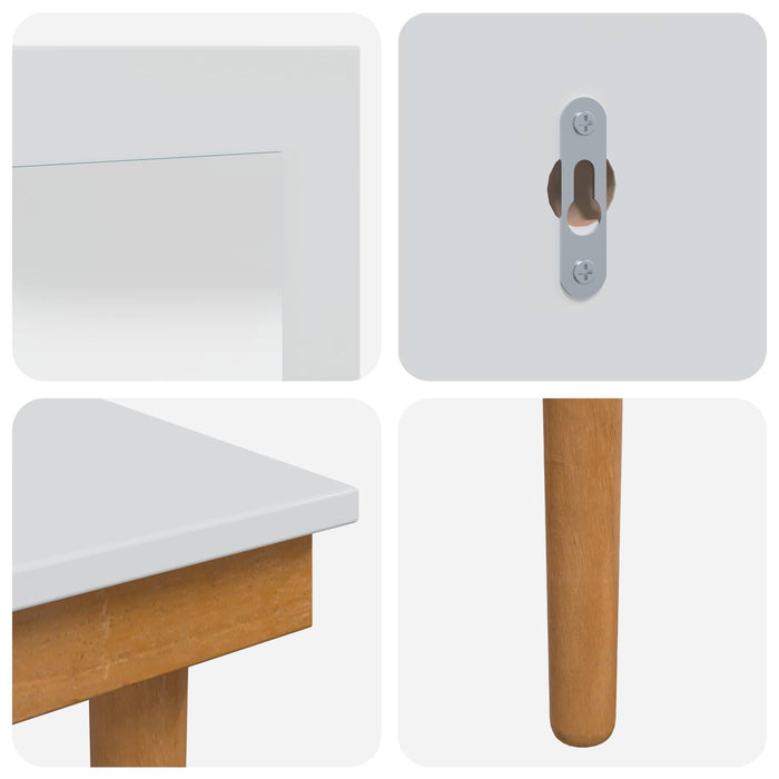 Set de Dressing FAUSKE 3 pcs Alb 100 x 50 x 143 cm - WALTI WALTI