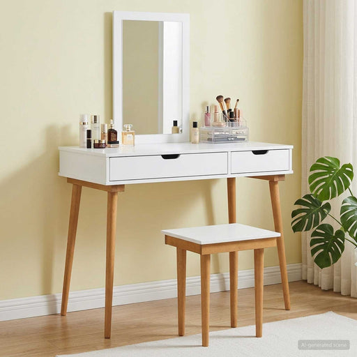Set de Dressing FAUSKE 3 pcs Alb 100 x 50 x 143 cm - WALTI WALTI