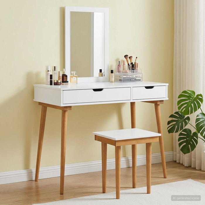 Set de Dressing FAUSKE 3 pcs Alb 100 x 50 x 143 cm - WALTI WALTI