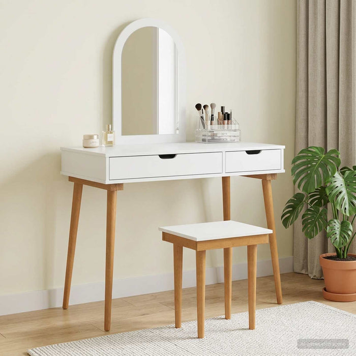 Set de Dressing FAUSKE 3 pcs Alb 100 x 50 x 143 cm - WALTI WALTI