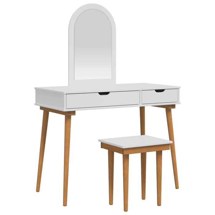 Set de Dressing FAUSKE 3 pcs Alb 100 x 50 x 143 cm - WALTI WALTI
