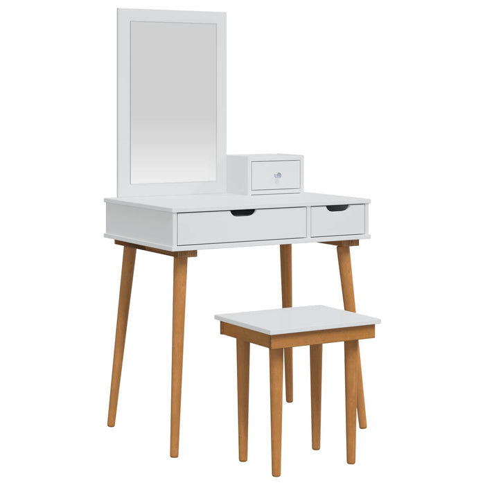 Set de Dressing FAUSKE 4 pcs Alb 76 x 50 x 143 cm WALTI