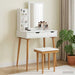 Set de Dressing FAUSKE 4 pcs Alb 76 x 50 x 143 cm - WALTI WALTI
