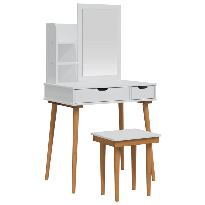 Set de Dressing FAUSKE 4 pcs Alb 76 x 50 x 143 cm - WALTI WALTI