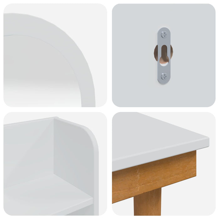 Set de Dressing FAUSKE 4 pcs Alb 76 x 50 x 143 cm - WALTI WALTI