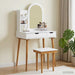 Set de Dressing FAUSKE 4 pcs Alb 76 x 50 x 143 cm - WALTI WALTI