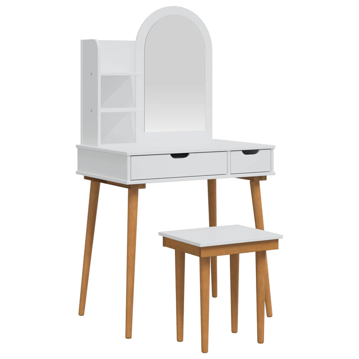 Set de Dressing FAUSKE 4 pcs Alb 76 x 50 x 143 cm - WALTI WALTI
