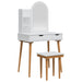 Set de Dressing FAUSKE 4 pcs Alb 76 x 50 x 143 cm - WALTI WALTI
