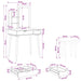 Set de Dressing FAUSKE 4 pcs Alb 76 x 50 x 143 cm - WALTI WALTI