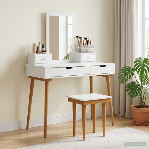 Set de Dressing FAUSKE 5 pcs Alb 100 x 50 x 143 cm - WALTI WALTI