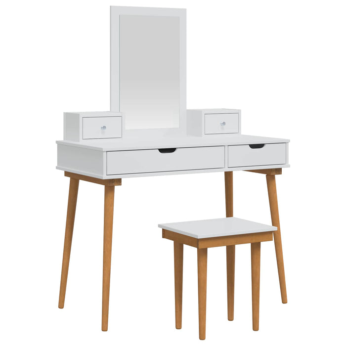 Set de Dressing FAUSKE 5 pcs Alb 100 x 50 x 143 cm WALTI