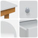 Set de Dressing FAUSKE 5 pcs Alb 100 x 50 x 143 cm - WALTI WALTI