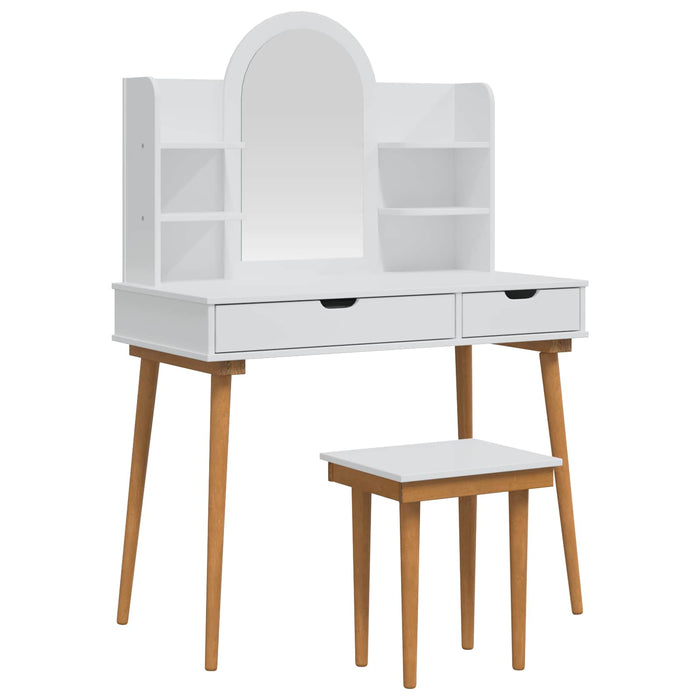 Set de Dressing FAUSKE 5 pcs Alb 100 x 50 x 143 cm - WALTI WALTI